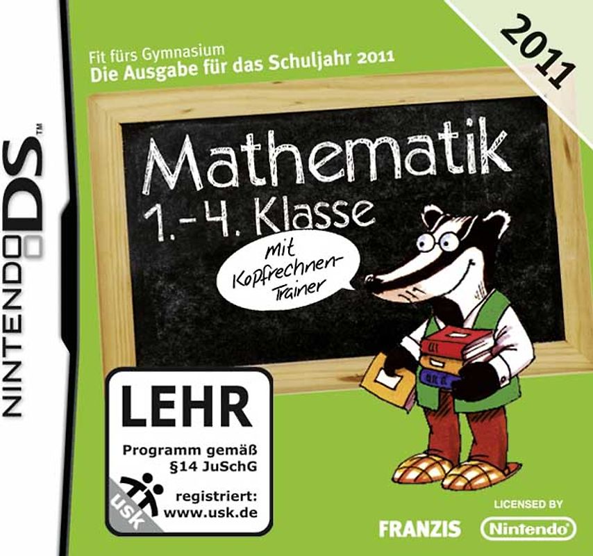Mathematik 1.-4. Klasse 2011 Nintendo DS