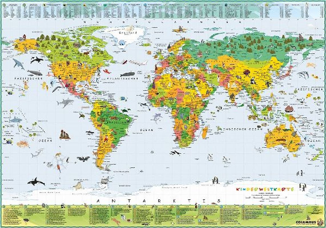 COLUMBUS Kinderweltkarte mit OID