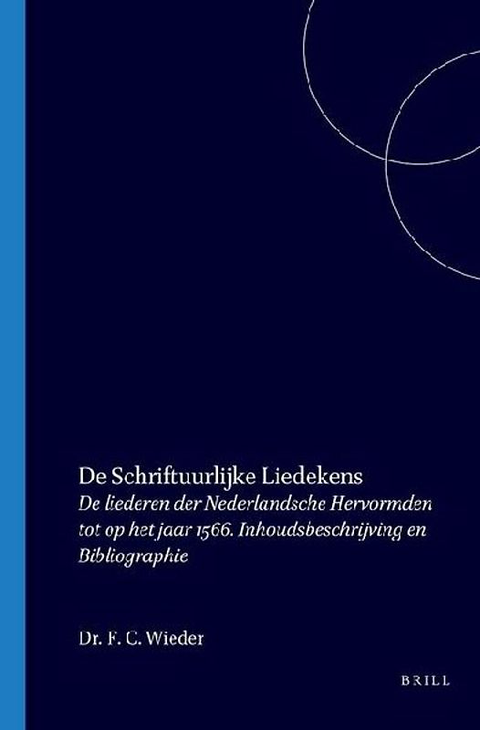 de Schriftuurlijke Liedekens