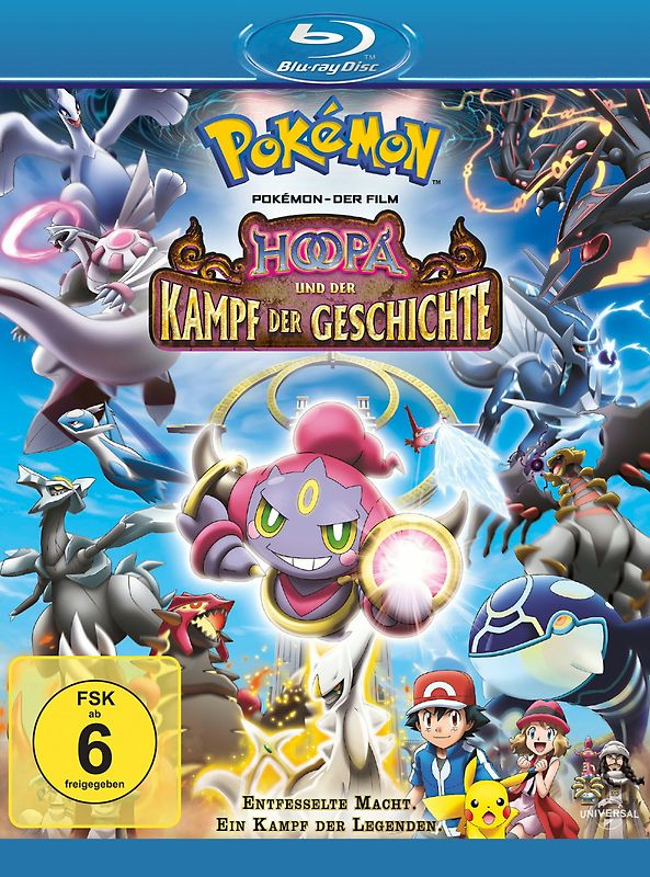 Pokemon der Film: Hoopa und der Kampf der Geschichte Blu-ray Disc