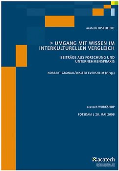 Umgang mit Wissen im interkulturellen Vergleich.