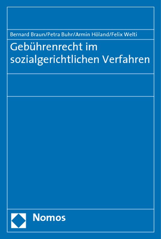 Gebührenrecht im sozialgerichtlichen Verfahren