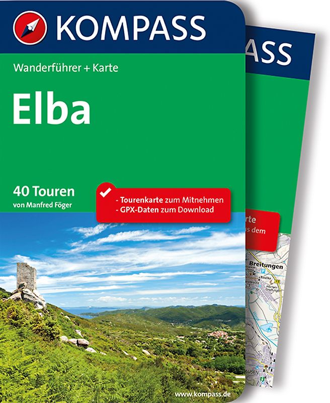 KOMPASS Wanderführer Elba, 40 Touren
