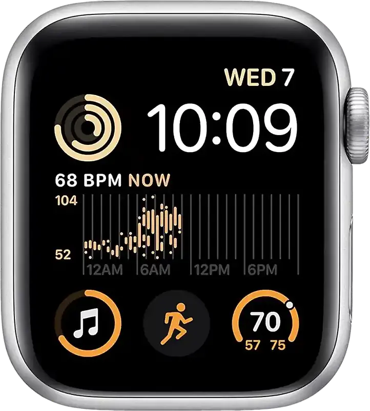 Apple Watch SE 2022 40 mm Boîtier aluminium argent [Wi-Fi + Cellulaire]