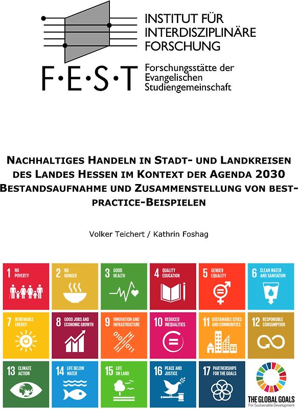 NACHHALTIGES HANDELN IN STADT- UND LANDKREISEN DES LANDES HESSEN IM KONTEXT DER AGENDA 2030