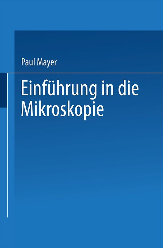 Einführung in die Mikroskopie
