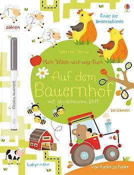 Mein Wisch-und-weg-Buch: Auf dem Bauernhof