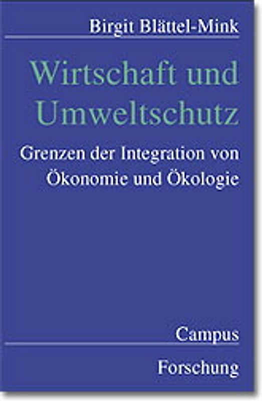 Wirtschaft und Umweltschutz