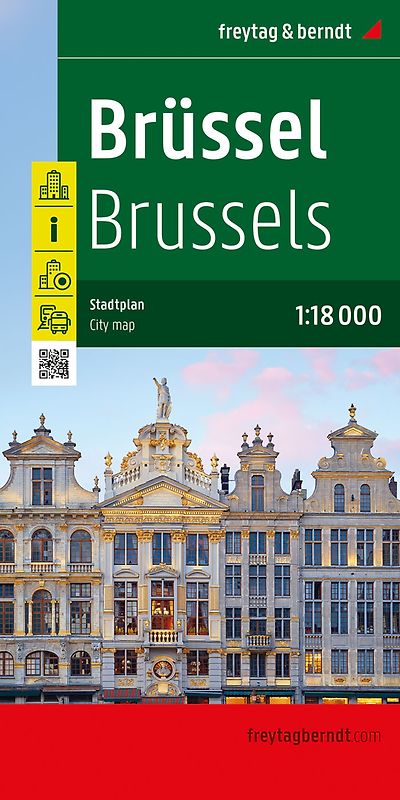 freytag & berndt Stadtplan Bruxelles / Brüssel 1:18.000