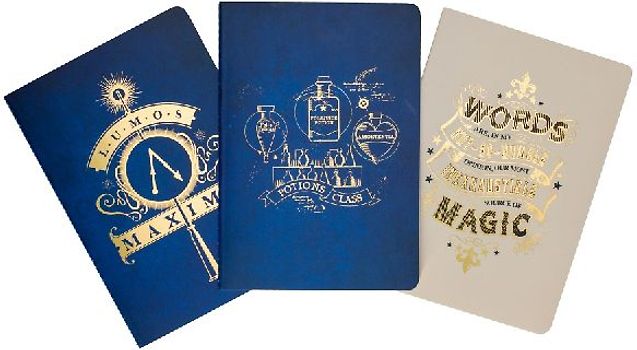 Harry Potter: Spells and Potions Planner Notebook Collection (Set of 3)