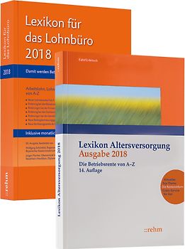 Buchpaket Lexikon für das Lohnbüro und Lexikon Altersversorgung 2018