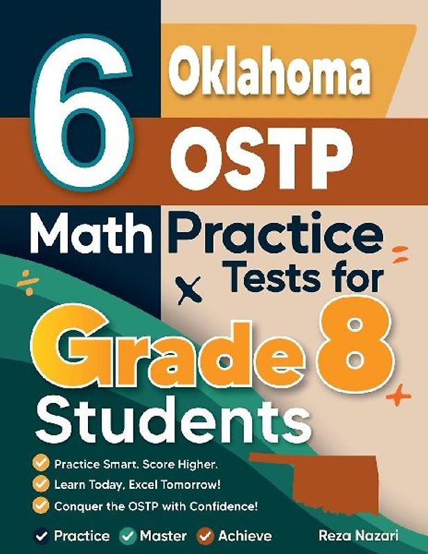 6 Oklahoma OSTP Math Practice Tests for Grade 8 Students