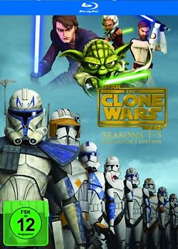 Star Wars: The Clone Wars - Komplettbox Staffel 1-5 [inkl. Artbook, 14 Discs] Blu-ray Disc
