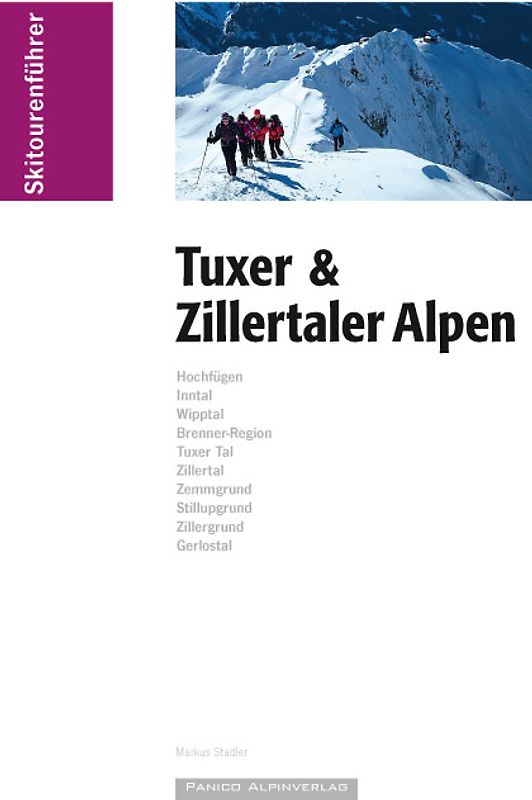 Skitourenführer "Tuxer & Zillertaler Alpen"