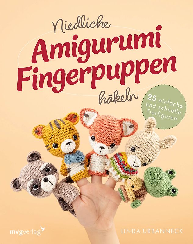 Niedliche Amigurumi-Fingerpuppen häkeln