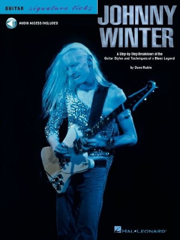 Johnny Winter - Guitar Signature Licks Book/Online Audio