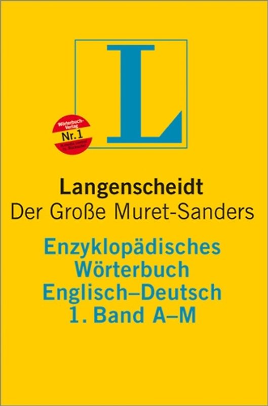 Langenscheidt Enzyklopädisches Wörterbuch Englisch - Buch, 1. Band A-M