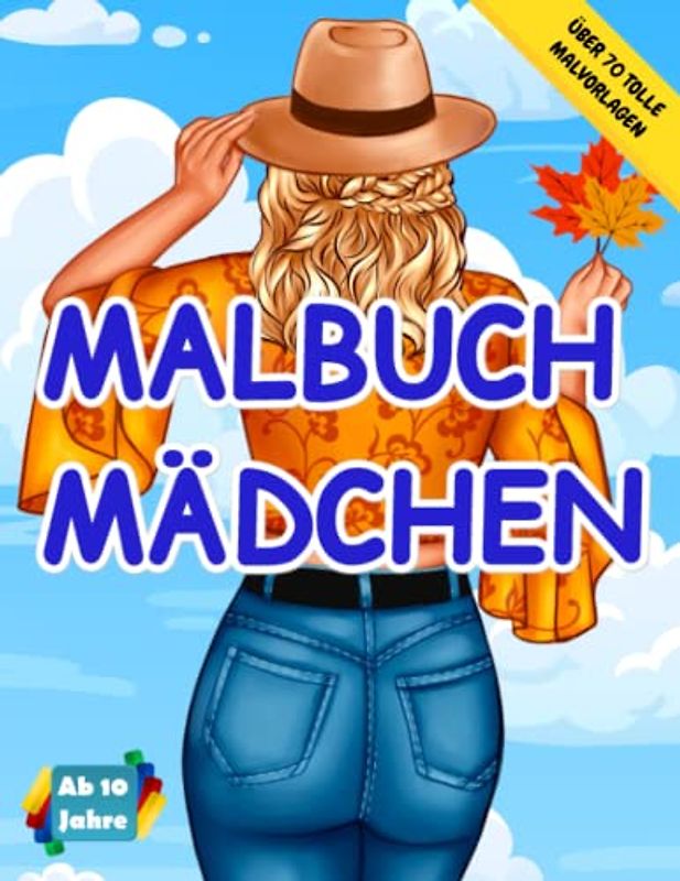 Malbuch für Mädchen ab 10 Jahren: Wunderschöne handverlesene Motive von jungen Frauen aus aller Welt zum Ausmalen in professioneller Qualität