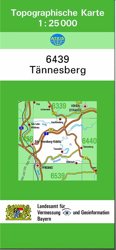 TK25 6439 Tännesberg