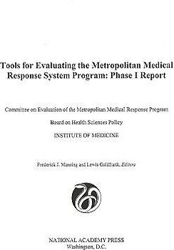 Tools for Evaluating the Metropolitan Medical Response System Program