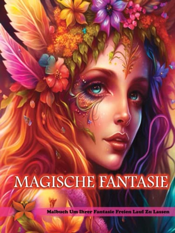 Magische Fantasie Malbuch: Ein Malbuch für Erwachsene mit Unglaublichen Malvorlagen von Meerjungfrauen, Feen, Vampiren, Drachen, Einhörnern und Mehr! | Angstverlust, Entspannung, Meditation