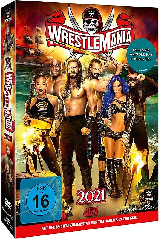 WWE: Wrestlemania 37 [Limited Edition, 4 DVDs] DVD