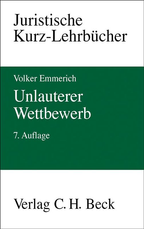 Unlauterer Wettbewerb