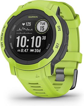 Garmin Instinct 2 45 mm vert et bracelet en silicone vert