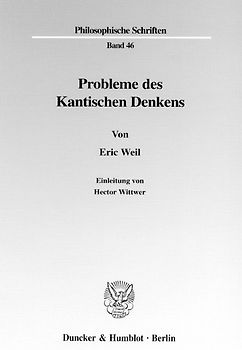 Probleme des Kantischen Denkens.