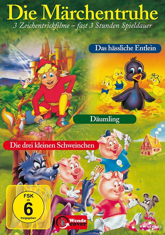 Die Märchentruhe - Das hässliche Entlein / Däumling / Die drei kleinen Schweinchen DVD