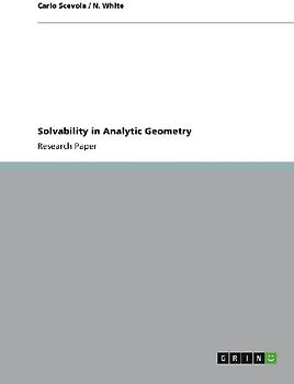 Solvability in Analytic Geometry