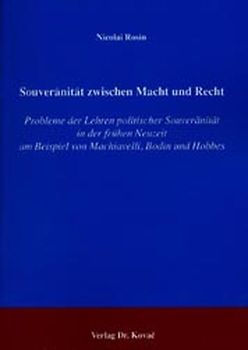Souveränität zwischen Macht und Recht