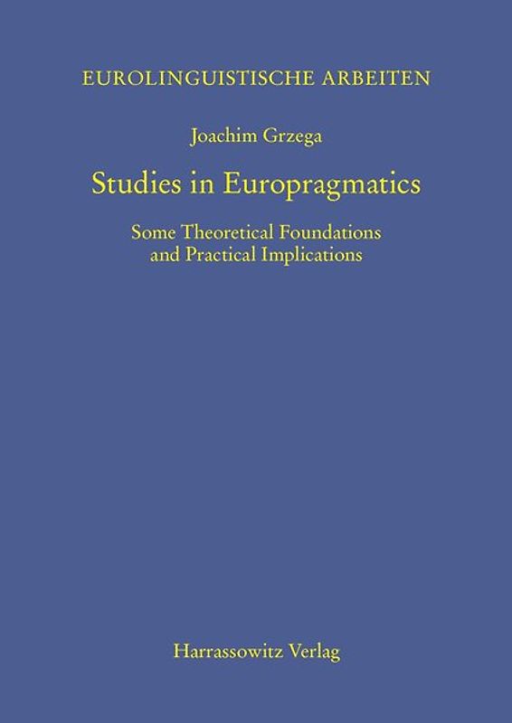 Studies in Europragmatics