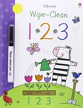 123 (Usborne Wipe Clean Books) - Brooks, Felicity