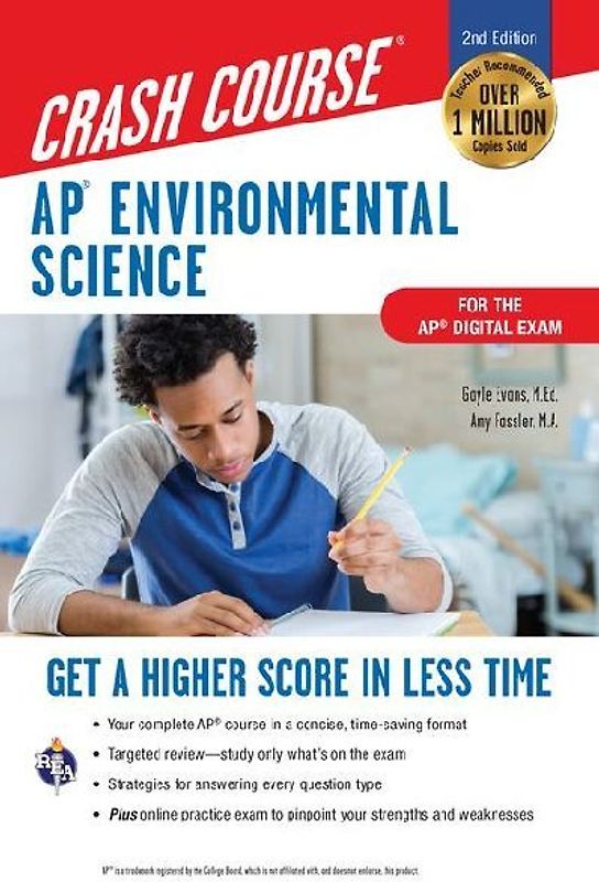 Ap(r) Environmental Science Crash Course, Book + Online