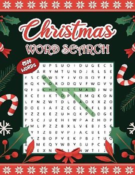 Christmas Word Search Book