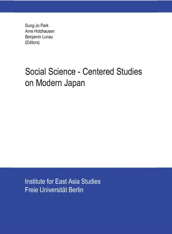 Social Science-Centered Studies on Modern Japan