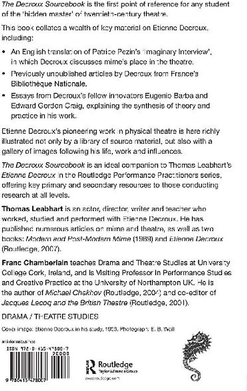 The Decroux Sourcebook