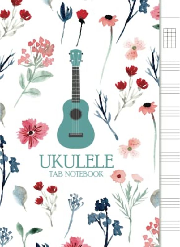 Ukulele Tab Notebook: Blank Ukulele Tablature Writing Paper