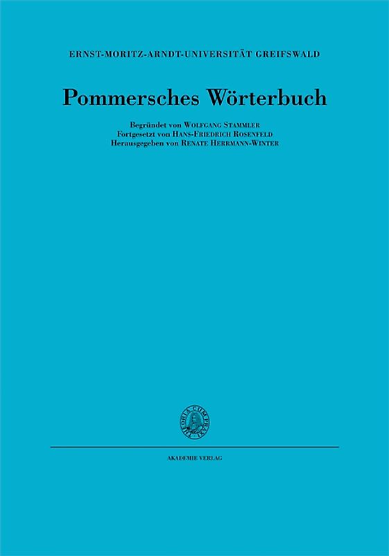 Pommersches Wörterbuch / Pujknüppel bis Ros’