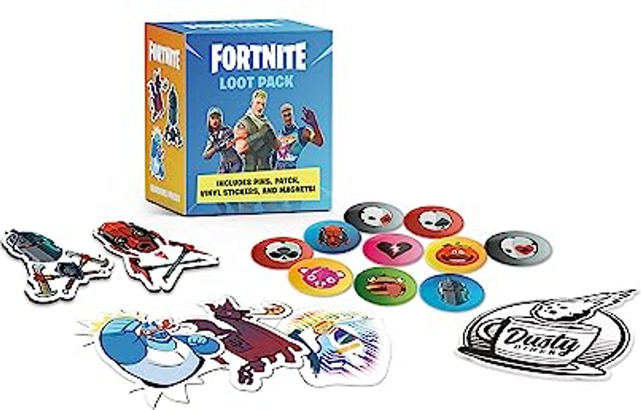 FORTNITE (Official) Loot Pack: Includes Pins, Patch, Vinyl Stickers, and Magnets! (RP Minis)