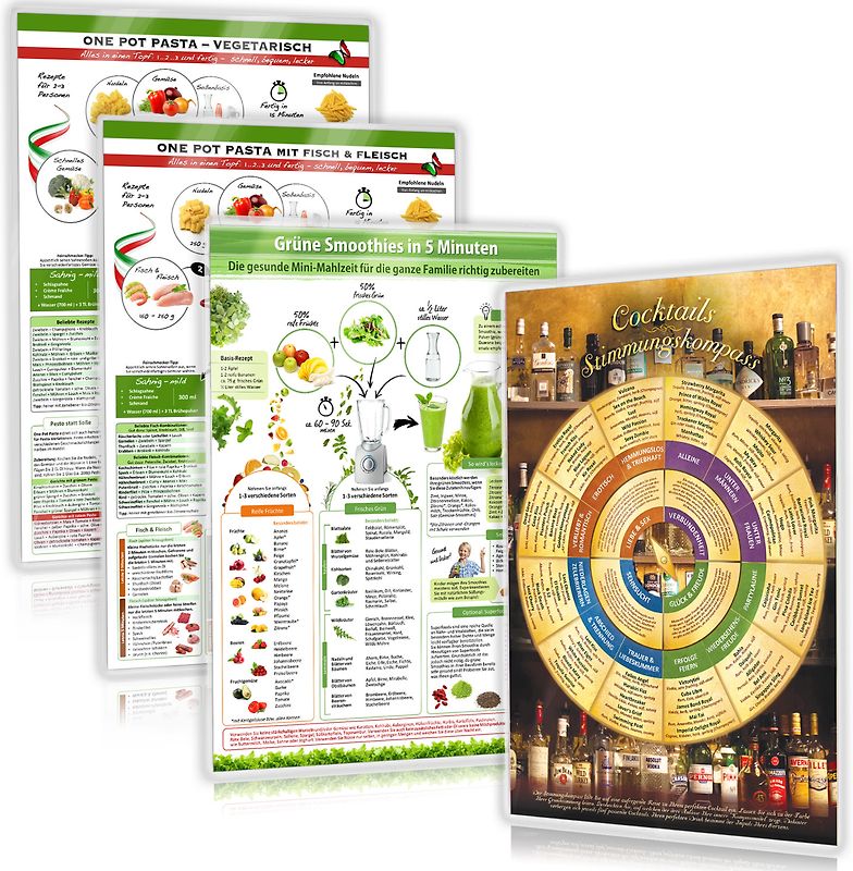 [4er Set] 4 Helfer für Familie, Freunde, Feste (2024)