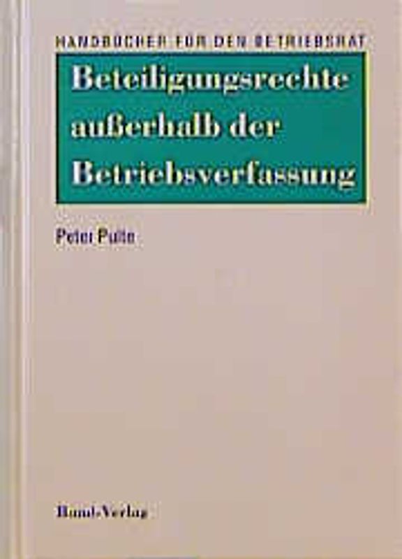 Beteiligungsrechte ausserhalb der Betriebsverfassung