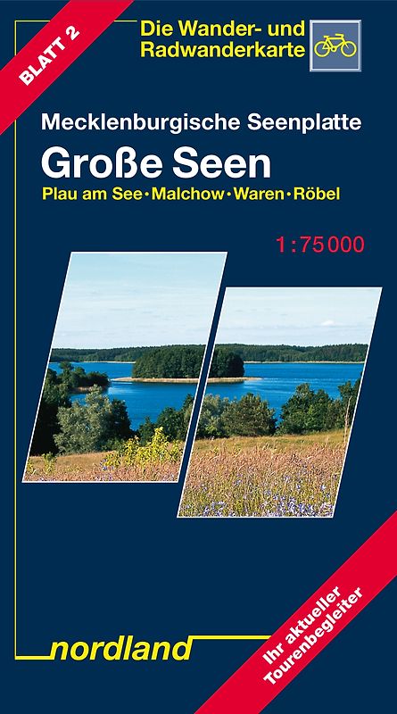 Mecklenburgische Seenplatte Blatt 2 - Große Seen