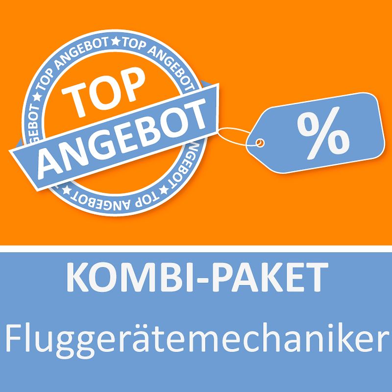 Kombi-Paket Fluggerätemechaniker Lernkarten