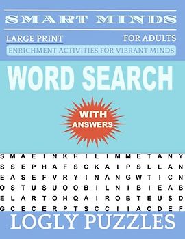 Word Search Book Large Print for Adults: 2400+ words New Fun and Relaxing Puzzles Book for Adults & Seniors with Answers Key