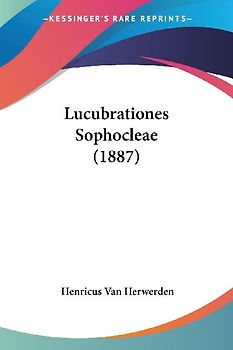 Lucubrationes Sophocleae (1887)