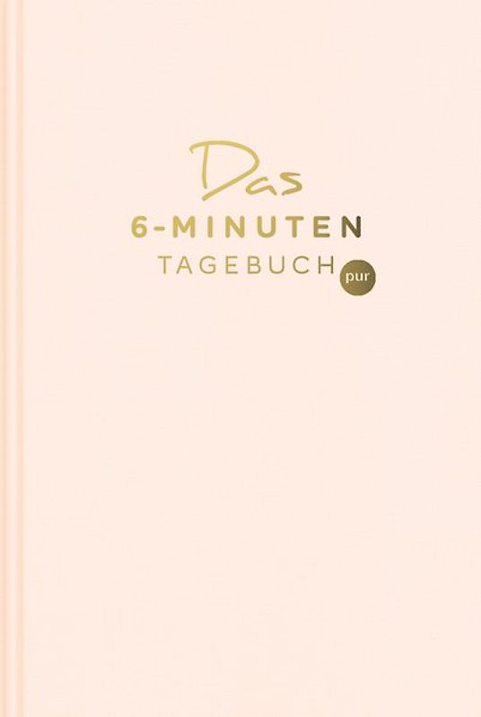 Das 6-Minuten-Tagebuch pur (granat)