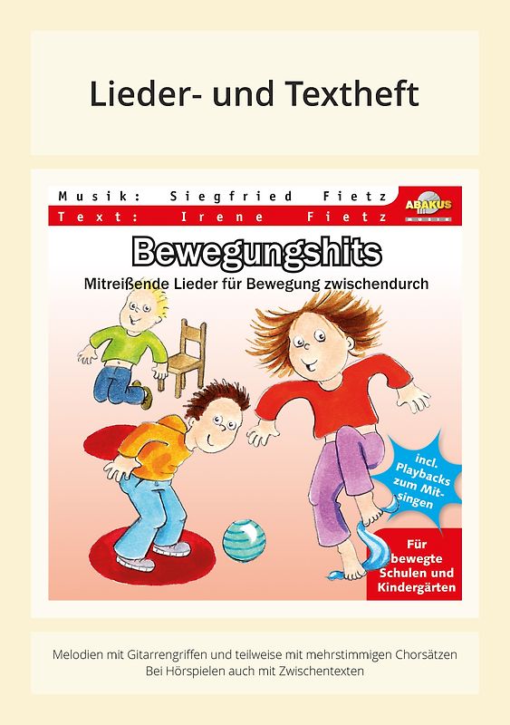 Bewegungshits - Mitreißende Lieder für Begung zwischendurch
