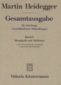 Metaphysik und Nihilismus